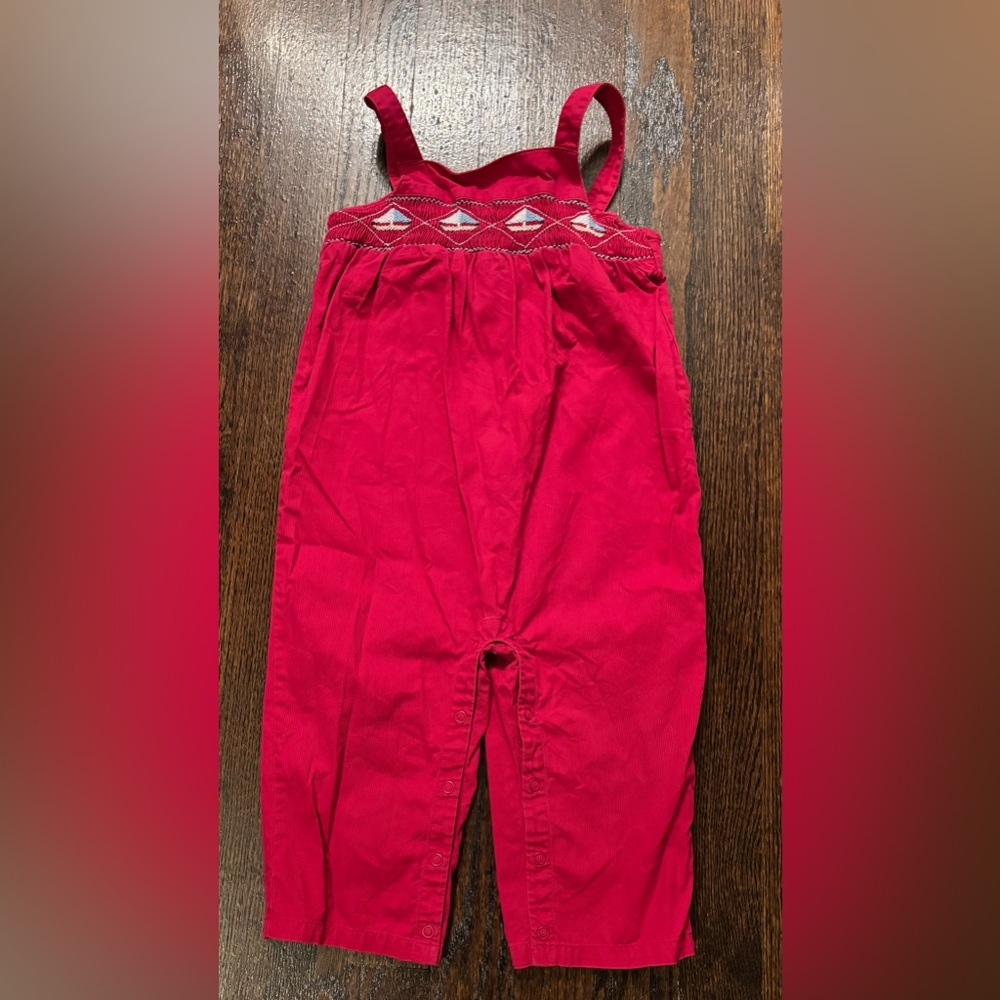Janie and Jack Embroidered  Romper